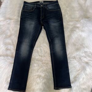 Stone Refinery Jeans The Clyde Men Size 33x30 Dark Wash Slim Fit